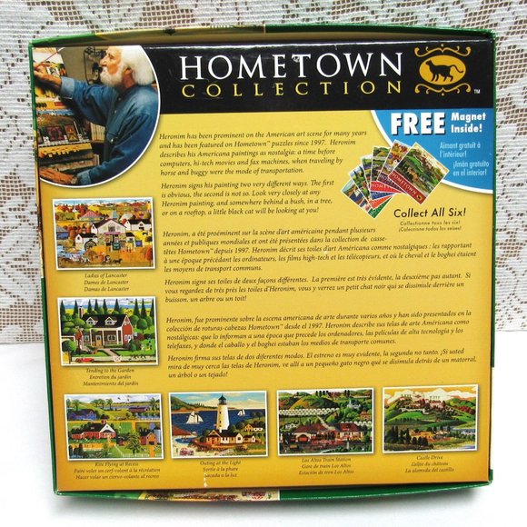 HERONIM Outing At The Light JIGSAW PUZZLE 1000 Pieces Lighthouse Beach - Picture 3 of 4